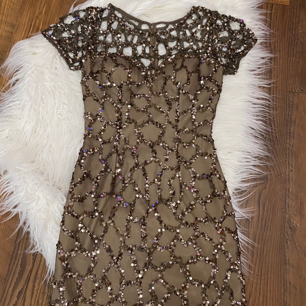 Shail K Beaded Cocktail Dress